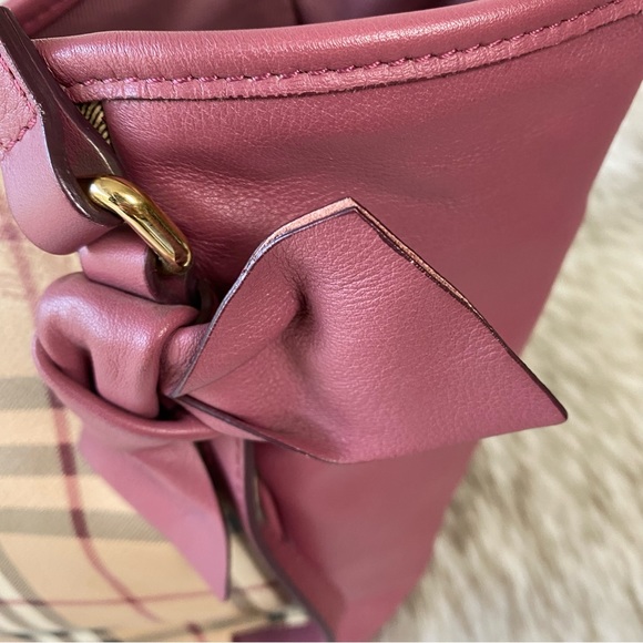 Burberry Haymarket Bows Canter Panel Tote - Picture 7 of 15